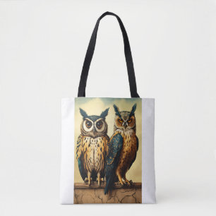Bolsa Tote Pássaros no Fio – Camiseta Cartoon Flock
