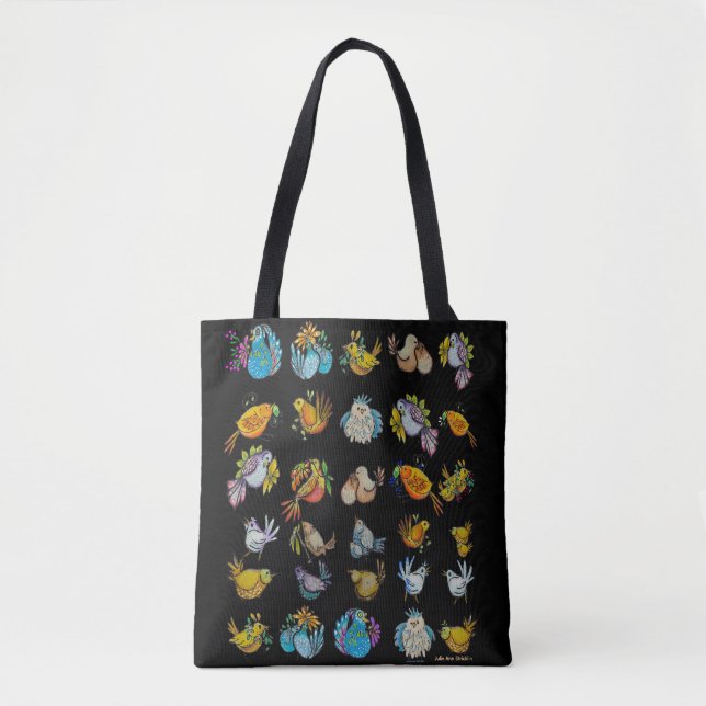Bolsa Tote Pássaros & Passarinhos (Frente)