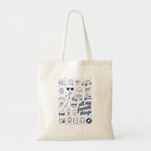 Bolsa Tote Passatempos Retro e Estética de Viagem