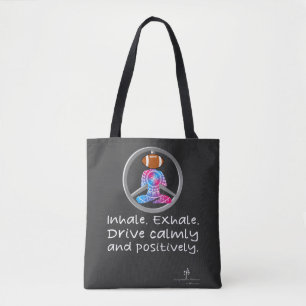 Bolsa Tote Passeio de Carro Tranquilo para Casa Futebol Neon