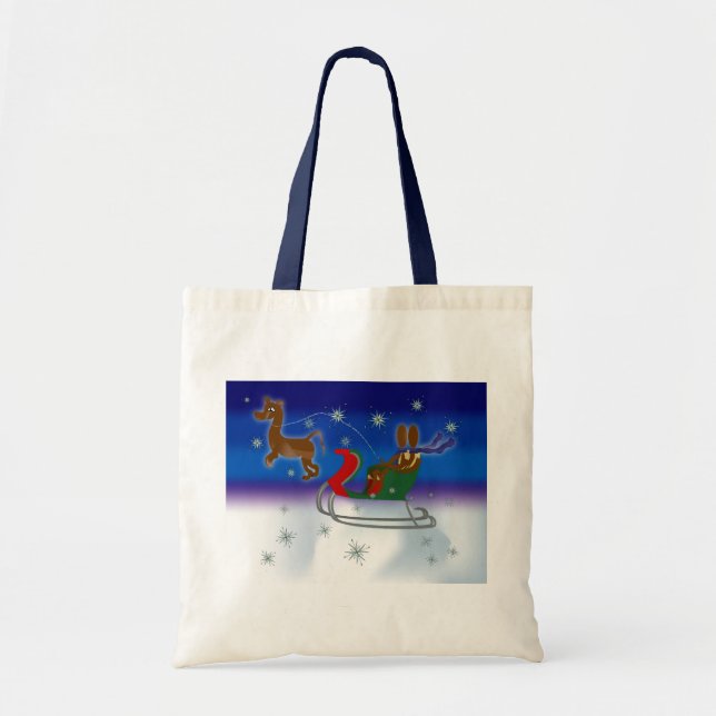 Bolsa Tote Passeio do Zinglee ~ Sleigh (Frente)