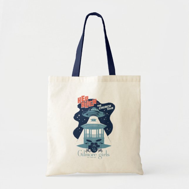 Bolsa Tote Passeio pela Igreja da Alienígena Gilmore Girls He (Frente)