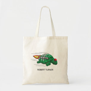Bolsa Tote Passeio selvagem do jetpack da Tartaruga