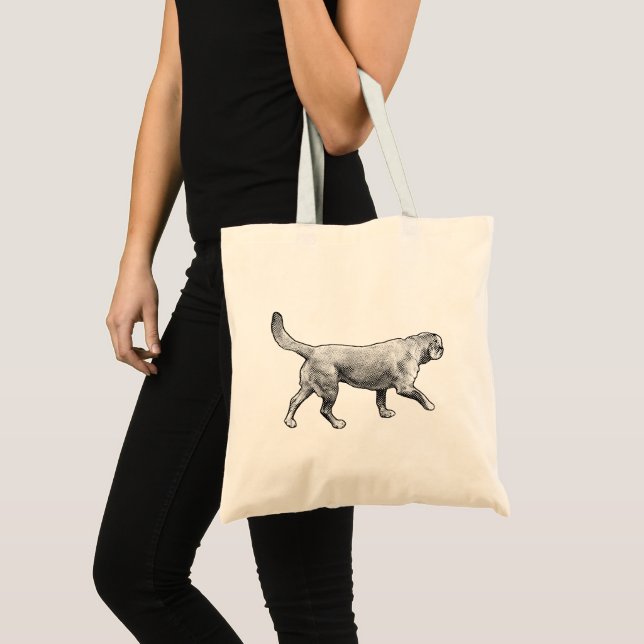 Bolsa Tote passo noturno com ponto-traço (Frente (produto))
