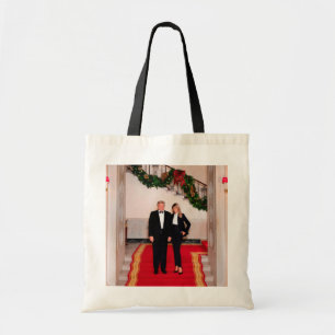 Bolsa Tote Passos de Natal O Presidente Donald Trump & Melani