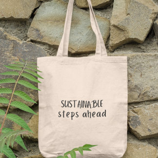 Bolsa Tote Passos Sustentáveis à Frente Mercearia Ecológica