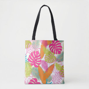 Bolsa Tote Pasta da floresta tropical PixDezines/fundo DIY