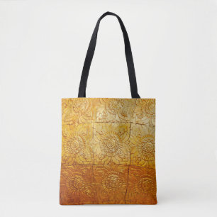 Bolsa Tote Pasta de latão com padrão abstrato, arte, gráfico