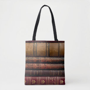 Bolsa Tote Pasta de Livros Antigos