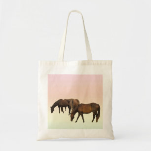 Bolsa Tote Pastando cavalos