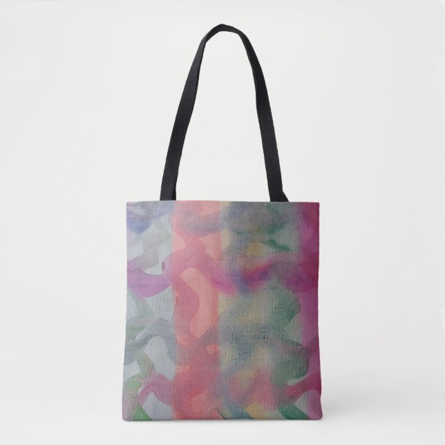 Bolsa Tote Pastel Abstrato Art (Frente)
