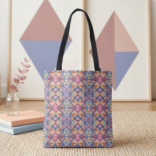 Bolsa Tote Pastel Diamantes