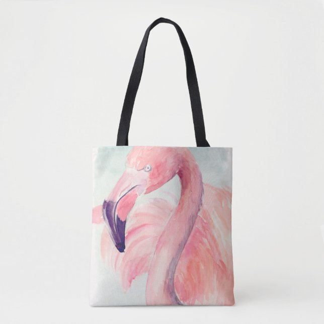 Bolsa Tote Pastel Flamingo (Frente)