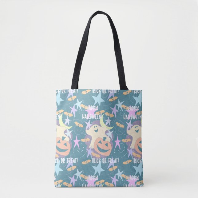Bolsa Tote Pastel Halloween Treat Bag (Frente)