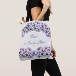 Bolsa Tote Pastel Lilac Romântico e Poético