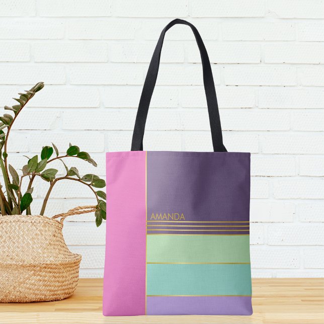 Bolsa Tote Pastel Minimalista Tendência Sofisticado Chic Colo (Criador carregado)