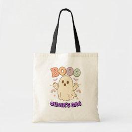 Bolsa Tote Pastel Retro Ghost Boo Halloween Spooky Vibes
