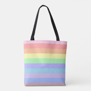 Bolsa Tote Pastel Stripes