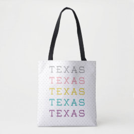 Bolsa Tote Pastel Texas, Texas