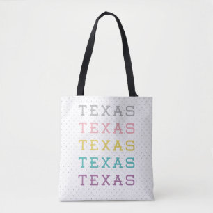 Bolsa Tote Pastel Texas, Texas, Texas