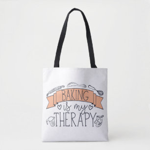 Bolsa Tote Pastelaria É Minha Terapia.