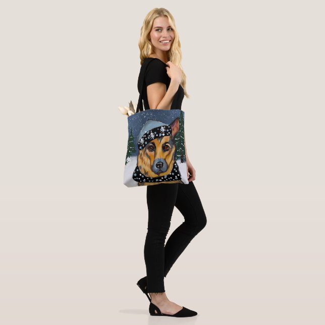 Bolsa Tote Pastor Alemão        (No(a) Modelo)