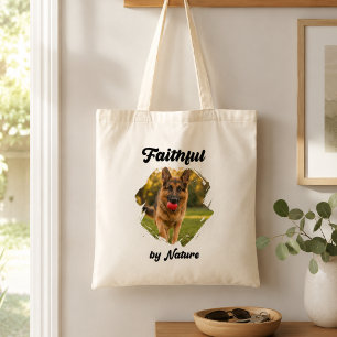 Bolsa Tote Pastor Alemão GSD Foto Fiel por Natureza