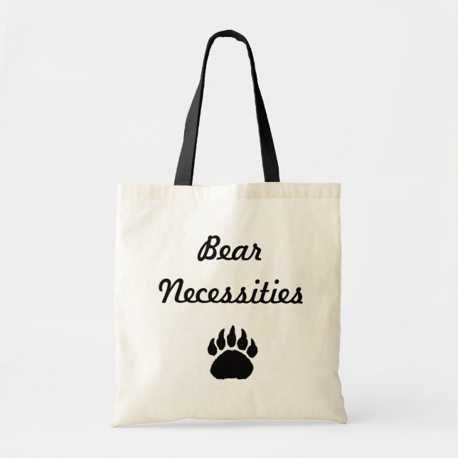 Bolsa Tote pata, necessidades do urso (Frente)