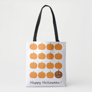 Bolsa Tote Patch de Abóbora Feliz Halloween