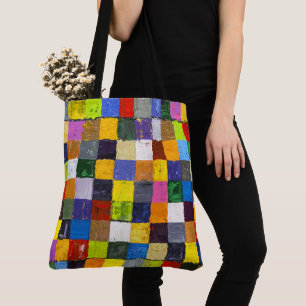 Bolsa Tote Patch de abstrato