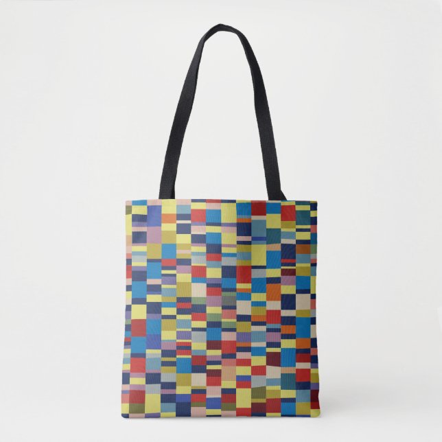 Bolsa Tote Patchwork de cores 061120 (Frente)