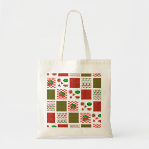 Bolsa Tote Patchwork de melancia