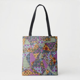 Bolsa Tote Patchwork maluco