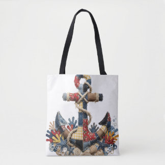 Bolsa Tote Patchwork Quilt Anchor