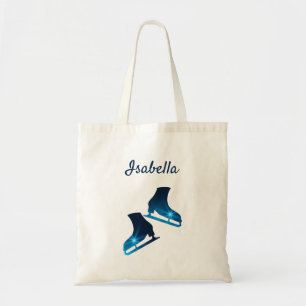 Bolsa Tote Patinação no gelo figura no saco skate estrelas