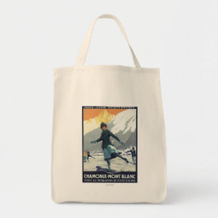 Bolsa Tote Patinagem no gelo - poster olímpico do Promo de