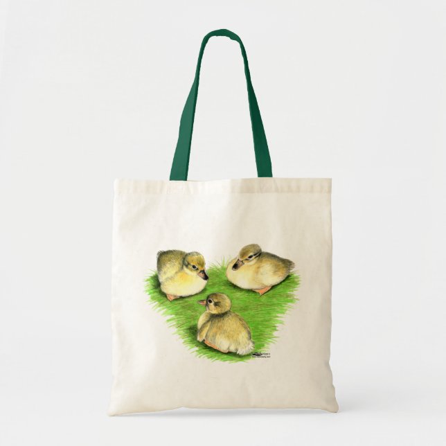 Bolsa Tote Patinhos de Pato-real Nevados (Frente)
