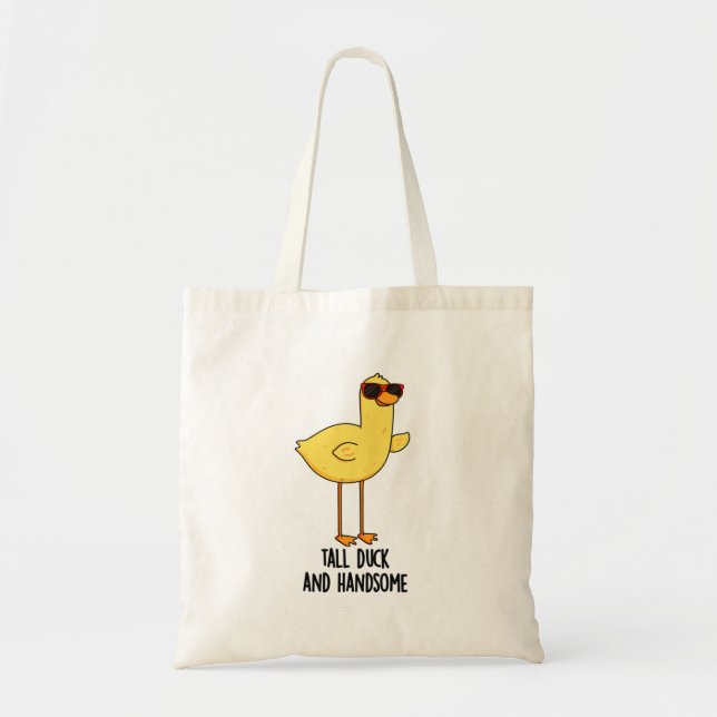 Bolsa Tote Pato Alto E Belos Animais Engraçados (Frente)