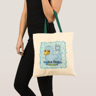 Bolsa Tote Pato-bebê azul
