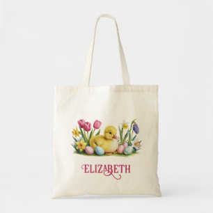 Bolsa Tote Pato-Bebê - Saco de Tota Personalizado de Ovo de P