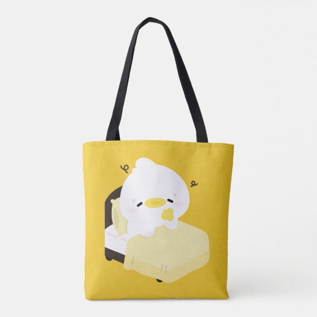 Bolsa Tote Pato Cansado Fofo (Verso)
