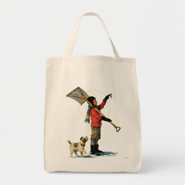 Bolsa Tote Pato-colhereiro da neve (Frente)