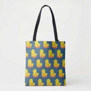 Bolsa Tote Pato de borracha amarelo, padrão bonito e sem cost