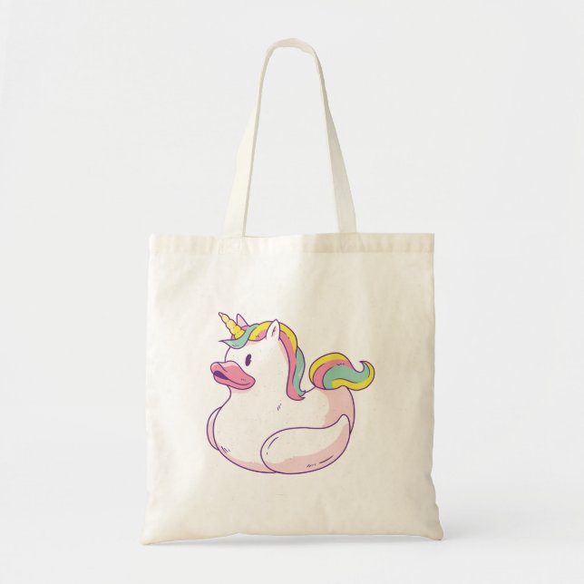 Bolsa Tote Pato de Borracha do Unicorn (Frente)