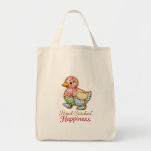 Bolsa Tote Pato em Patchwork – “Felicidade Costura