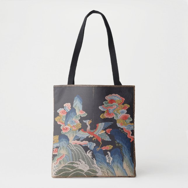 Bolsa Tote Pato Mandarim da dinastia Qing (Frente)