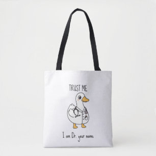 Bolsa Tote Pato Médico Personalizado