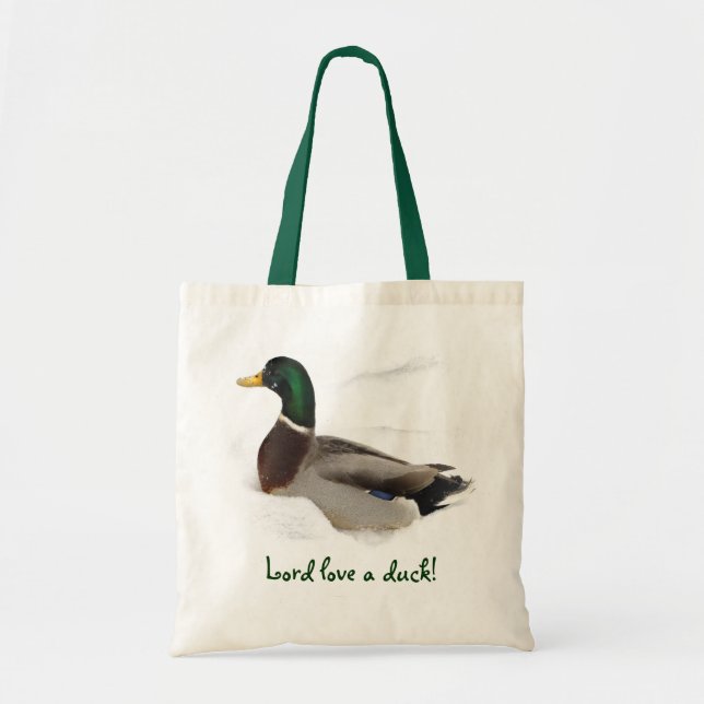 Bolsa Tote Pato na neve (Frente)