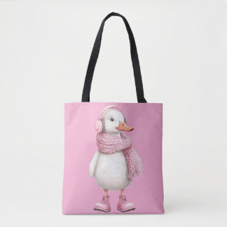 Bolsa Tote Pato Rosa