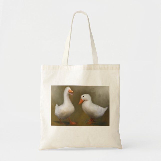 Bolsa Tote Patos Adoráveis (Frente)